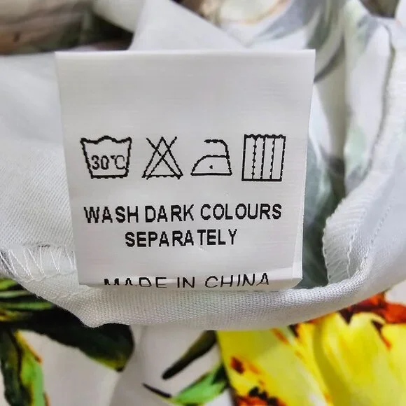 Womens Sz 3X Tropical Pineapple Print Pleated Swing Skirt Cotton Blend Retro NWT - Picture 11 of 11